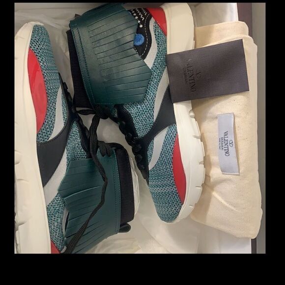 Valentino Garavani kilted mid lightweight sneaker size EU39, US 6 - Picture 12 of 14